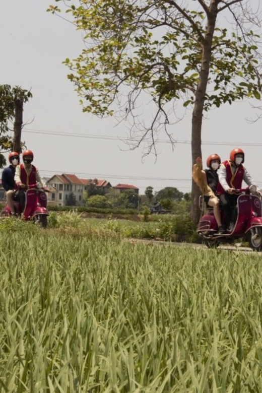 Hanoi Vintage Vespa Tours: A Half-Day Countryside Adventure - Long Bien Bridge and the Red River farms