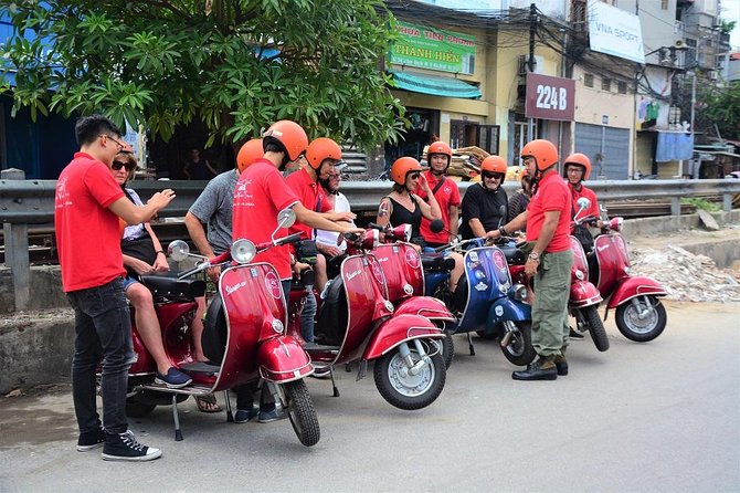 Hanoi Vintage Vespa Tours: HISTORY +FOOD + CULTURE + SIGHT + FUN - Walking beside Hanoi’s railway homes