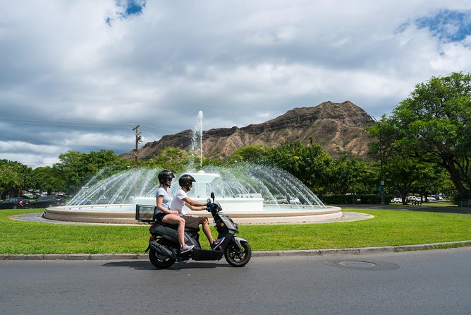 Hawaiian Style Scooter Ride around O'ahu for the Day - Starting in Waikiki with a 170cc scooter