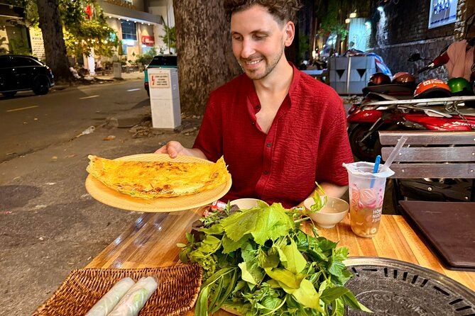 Ho Chi Minh City: Local Food Tour by Scooter with Vegan Option - Stop 4: Grilled sticky rice banana with coconut sauce