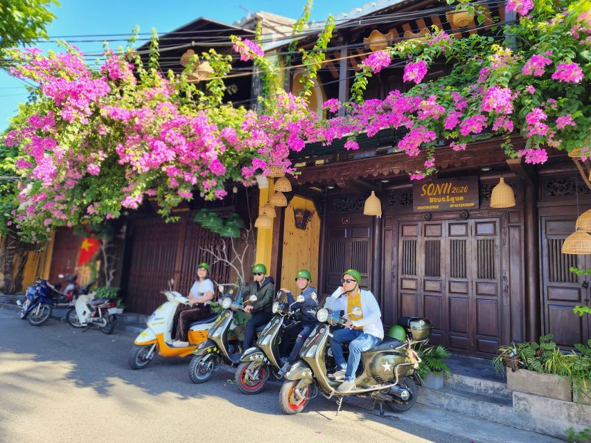 Hoi An Highlights and Hidden Gems Tour by Vespa - An old pagoda and a local family meal