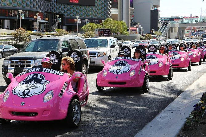Las Vegas Strip and Downtown Scooter with Food Tour - The Welcome sign and Bellagio set the tone