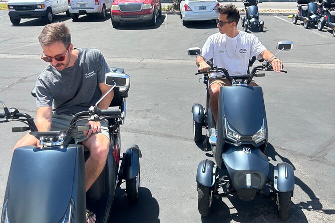 Las Vegas Strip Scooter Tour - Why a Trikke works well on the Las Vegas Strip