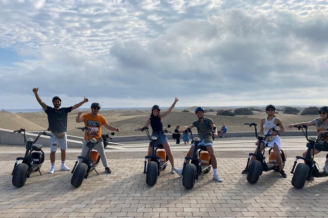 Maspalomas - Meloneras : e-Scooter 2 seat Sunset Guided Tour - Meeting the guide at Cita Shopping Center