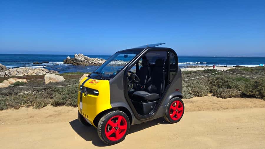 Monterey: 1-Hour GPS Guided Scooter Car Tour - A tiny car with a big Monterey route