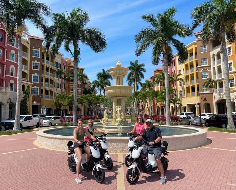 Naples Florida: Downtown Electric Moped Tour - Fun For All - Naples Bay and Crayton Cove: a quick waterfront orientation