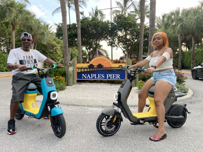 Naples, Florida - Segway Electric Moped Tour - Family Fun - Port Royal and the streets around Third Street South