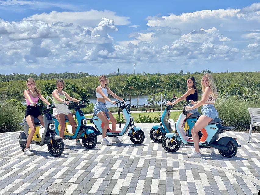 Naples, Florida - Segway Electric Moped Tour - Family Fun - Palm Cottage and the historic side of Naples