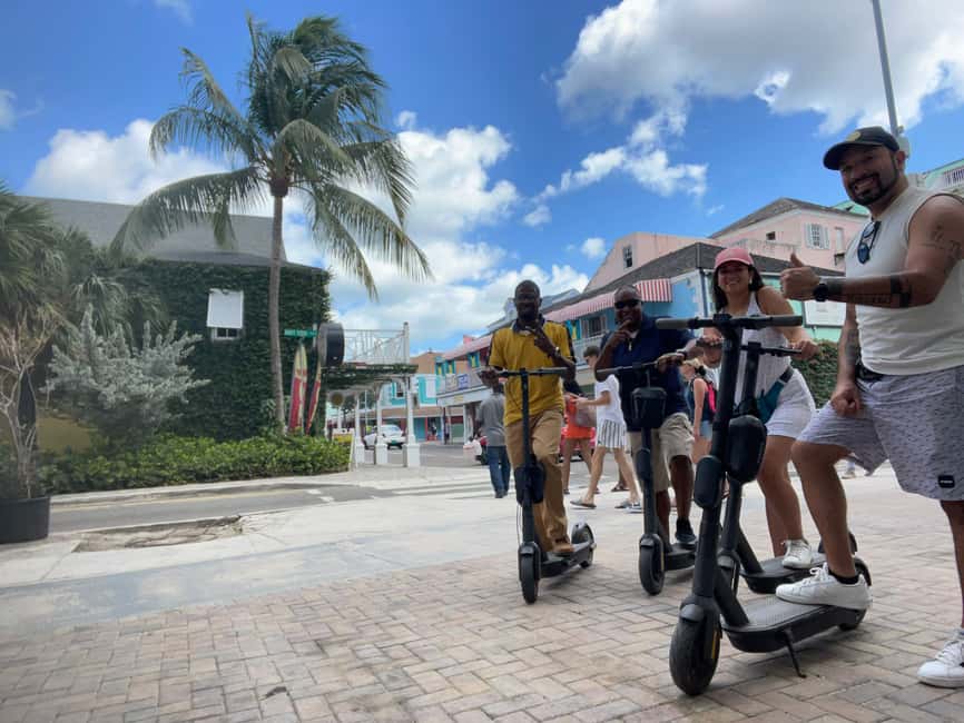 Nassau: E-Scooter Tour with Food Tasting and Local Drinks - Key points to know before booking