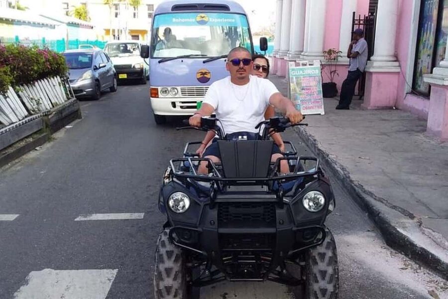 Nassau: Guided Scooter/ATV Rental or Tour w/Beach Day Bundle - Three beaches, three different moods