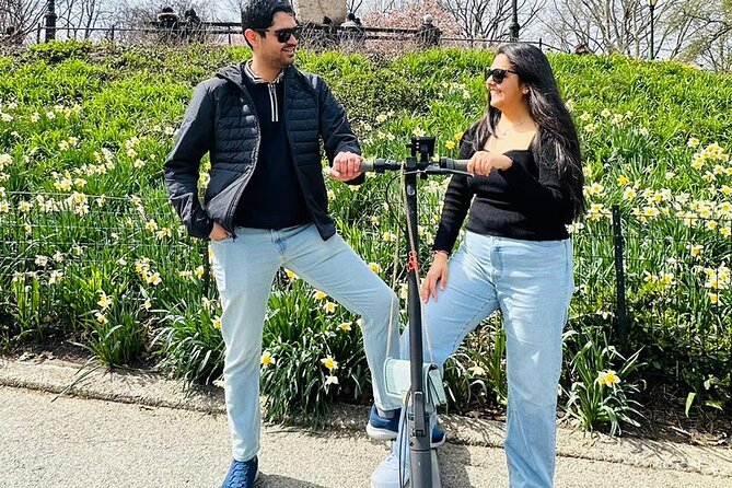New York Central Park Guided Electric Scooter Tour - From Columbus Circle to the southern park sights