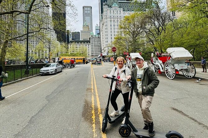 New York Central Park Guided Electric Scooter Tour - Carousel, Chess and Checkers, and the Dairy