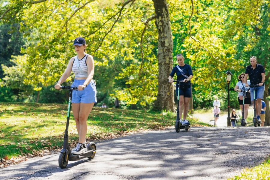New York City: Central Park Electric Scooter Tour - Strawberry Fields and the movie locations