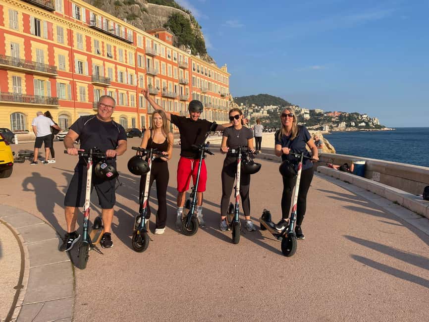 Nice: Must-Sees Electric Scooter Tour - Along the Promenade, where the tour gets moving