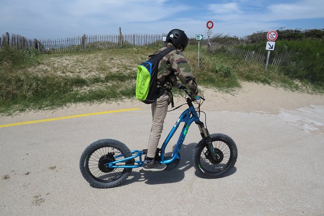 Off-road electric scooter-2h30 guided by GPS- "Carnac" - Off-road mode at the Quadrilateral of Manio