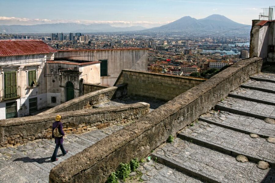 Panoramic Naples Private Tour by Vintage Vespa - San Martino gives the broadest city view