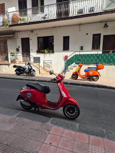 Panoramic Vespa tour of Taormina, Castelmola and White Lotus series locations - Taorminas streets and Greek Theater exterior