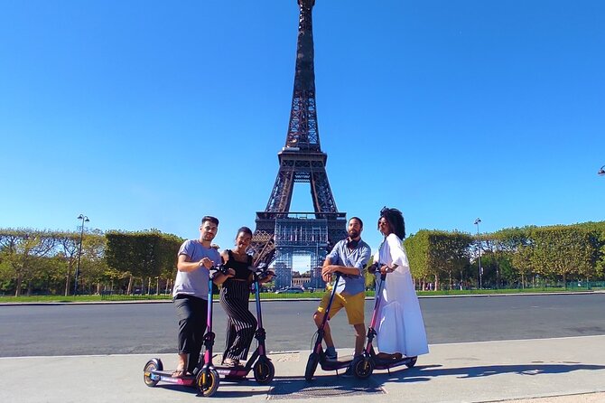 Paris City Tour by E-Scooter with Fun Guide (Small groups) - The Eiffel Tower from a quieter viewpoint