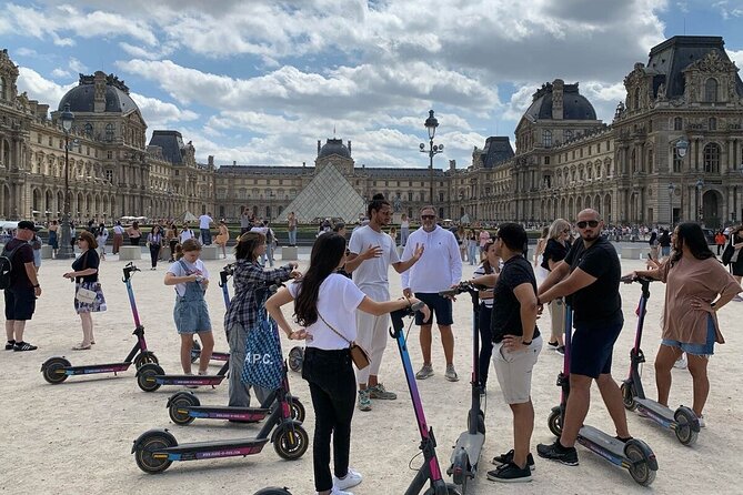 Paris City Tour by E-Scooter with Fun Guide (Small groups) - The Louvre from palace to museum