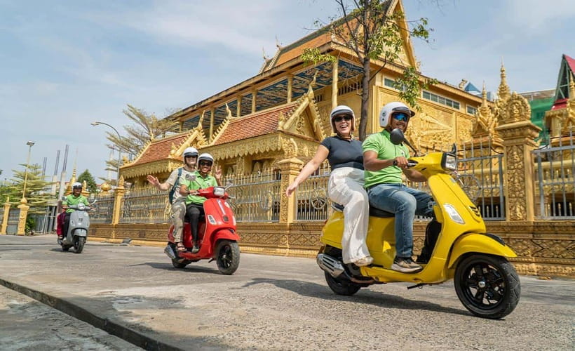 Phnom Penh Silk Island Haft Day Tour - Top Rating Experience - Village lanes, farms, and local school life