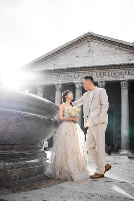 Photo Shoot in Rome with Vespa And Vintage Fiat 500 Options - The Colosseum in three carefully chosen spots
