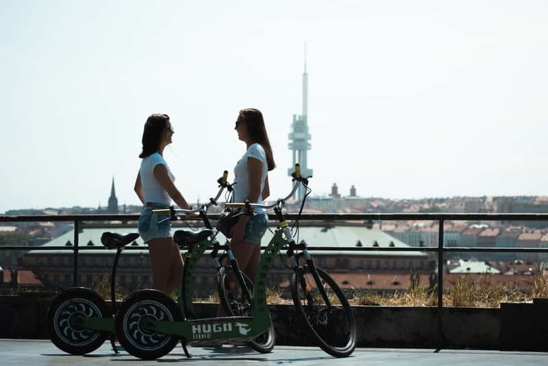 Prague: 3-Hour E-Scooter Tour in German - Kampa Island and the Charles Bridge view