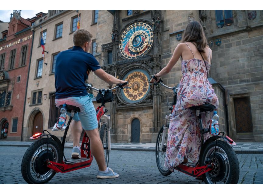 Prague: 3-Hour Fat Tire E-Scooter Tour - Prague Castle from the outside