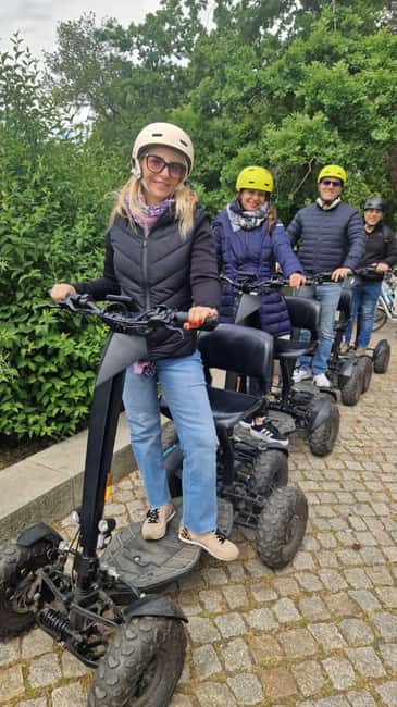 Prague: City Highlights E-Scooter Tour - Why a four-wheel scooter works well in Prague