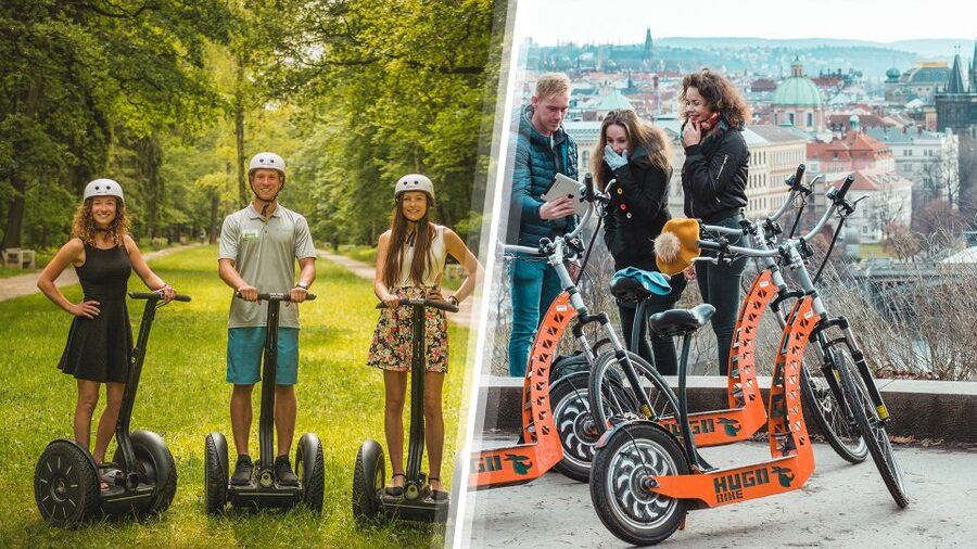 Prague: Combined Segway & E-Scooter City Highlights Tour - Group size, fitness, and riding comfort