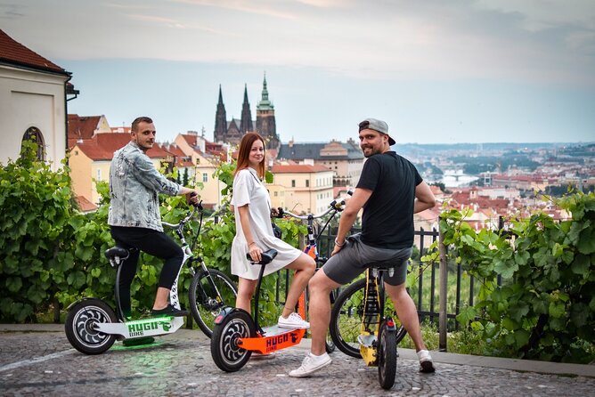Prague E-Scooter Grand City Tour small-group with PragueWay - Meeting beside Charles Bridge in Lesser Town