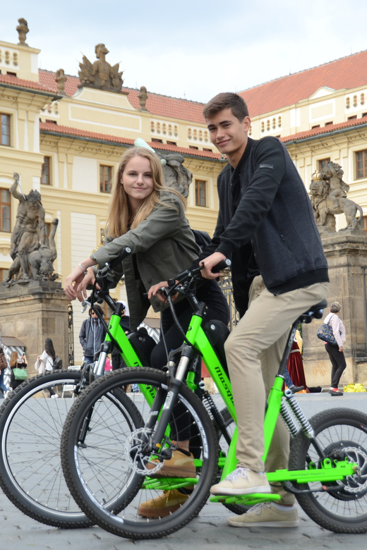 Prague Electric Scooter and eBike Grand Tour - Starting near Charles Bridge