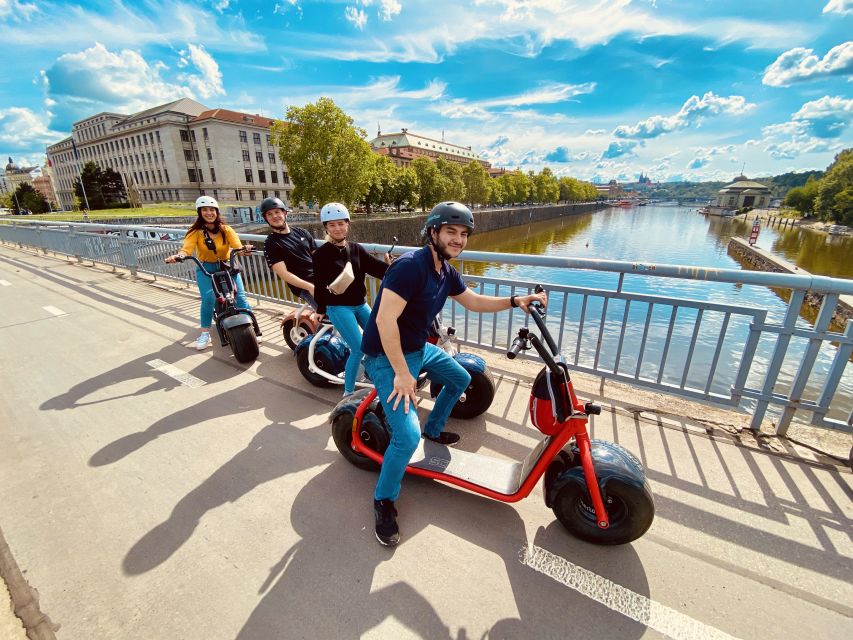 Prague: Fat Tire E-Scooter Guided Tour - Lesser Town and the riverside route