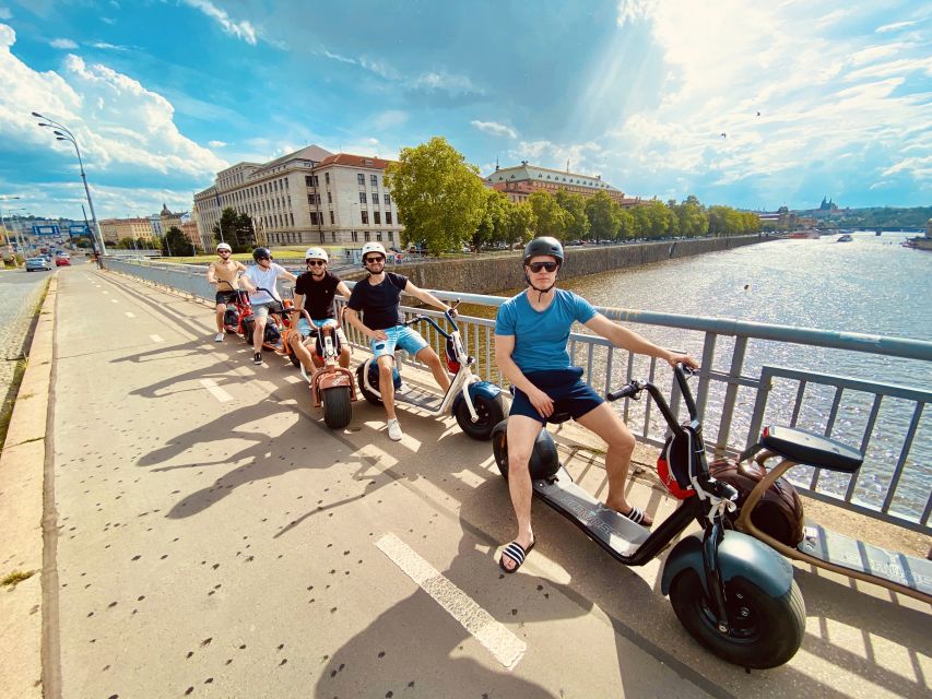 Prague: Fat Tire E-Scooter Guided Tour - Old Town Square without a long walking approach