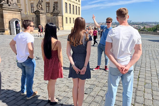 Prague Fat Tire E-Scooter Tour with A Local Guide - Prague Castle and Hradčany Square from outside