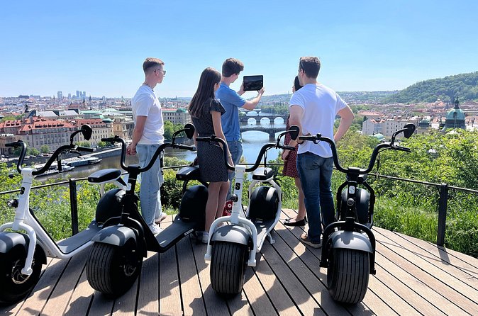 Prague Fat Tire E-Scooter Tour with A Local Guide - Lesser Town, Lennon Wall, and Kampa Park