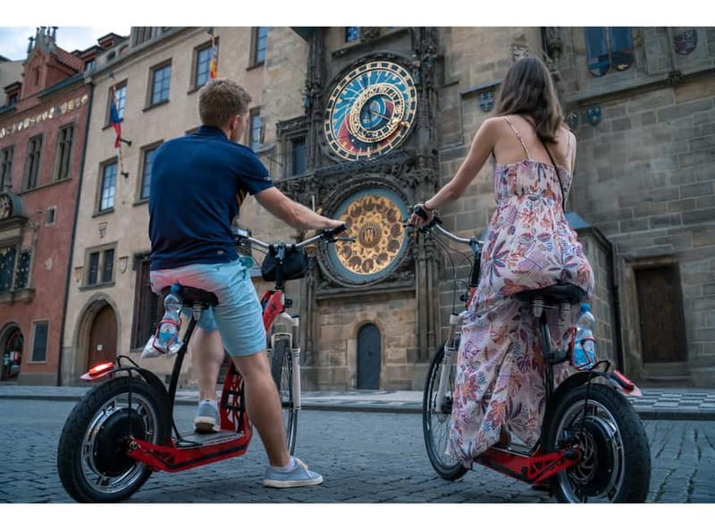 Prague: Fat Tire or Regular Scooter Tour with A Local Guide - Charles Bridge and the historic center