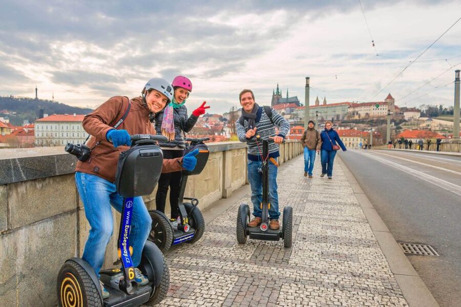 Prague: Grand Segway and eScooter Live Guided City Tour - Pařížská, the Jewish Quarter, and the river