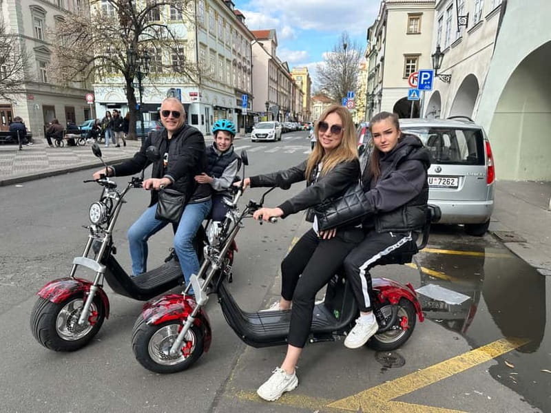 Prague: Guided Fat Tire e-Scooter Tour - Strahov Monastery and its old brewing tradition