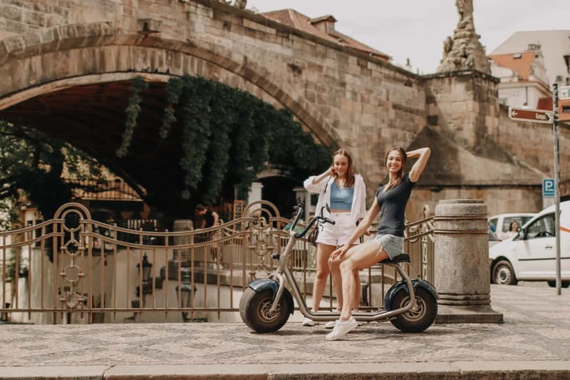 Prague: Guided Fat Tire e-Scooter Tour - Hradčany Square and Prague Castle