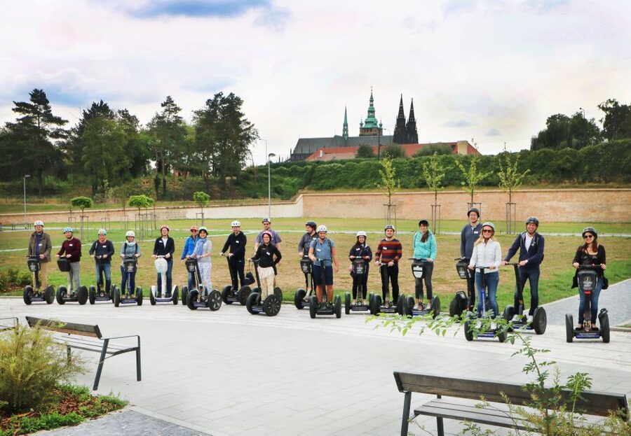 Prague: Half-Day Guided Tour by Segway and E-Scooter - Petrin Hill and the ride downhill