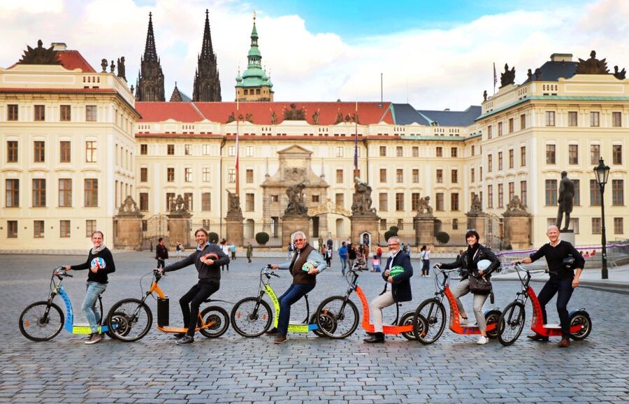Prague: Half-Day Guided Tour by Segway and E-Scooter - Crossing to the Jewish Quarter and Old Town
