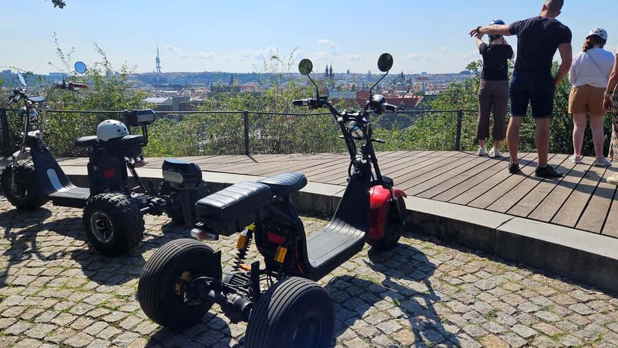 Prague: Heart of Prague Electric Tricycle Scooter Tour - Kafka’s statues and the Rudolfinum