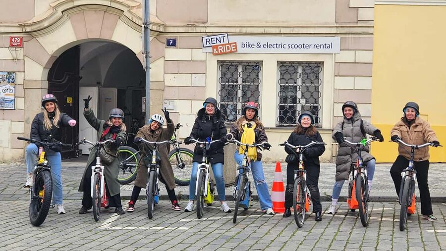 Prague Old Town: Guided Tour on eScooters - Starting beside the Japan Embassy