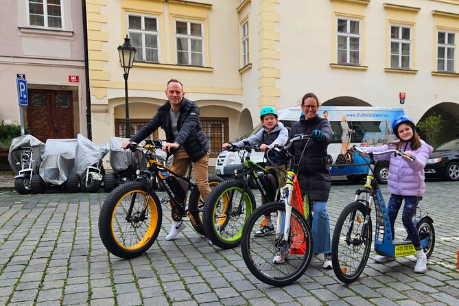 Prague Panoramic Views e-bike and e-Scooter guided Tour - Key points to know before booking