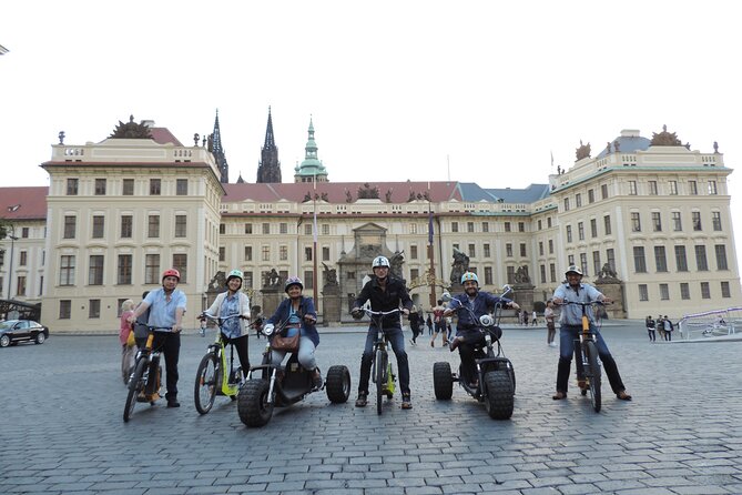 Prague Panoramic Views e-bike and e-Scooter guided Tour - Old Town Square and the optional Jewish quarter history