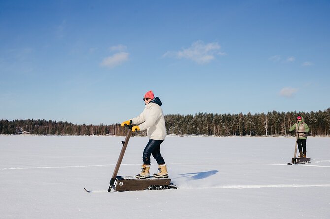Private Driving Snow Scooters Experience in Finland - Learning the eLyly in a few minutes