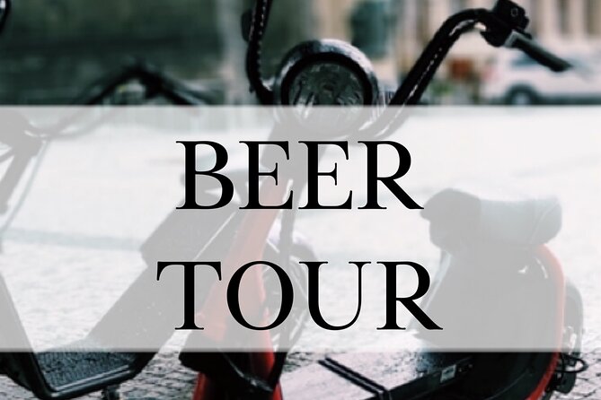 Private live-guided E-Scooter TOURS around Prague - Strahov, Petrin, and the first brewery stop