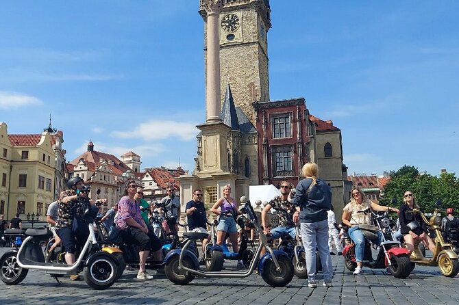 Private live-guided E-Scooter TOURS around Prague - Letna Park and the best broad views