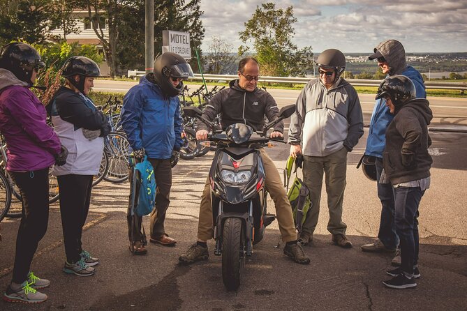 Quebec City - Scooter Rental on Ile d'Orléans - The first practice run matters