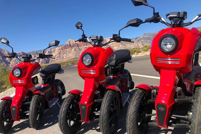 Red Rock Canyon Tour by Electric Scooter - Getting Comfortable on the iTank E-Scooter